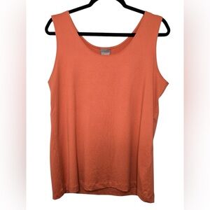 Chico's Women's Orange Sleeveless Top💕